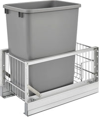 Rev-A-Shelf 35 Qrt Pull-Out Waste Container, 18 in Depth 5349-15DM18-117