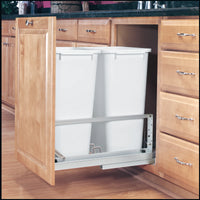 Rev-A-Shelf Double 50 Qrt Pull-Out Waste Containers 5349-2150DM