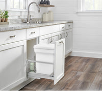 Rev-A-Shelf Aluminum Pull-Out Compost bin 5349-15CK-1