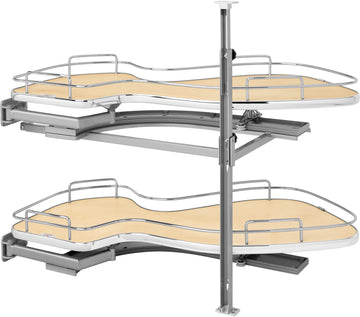 Rev-A-Shelf 15 in Two-Tier Organizer for a Blind Right 5372-15-MP-L