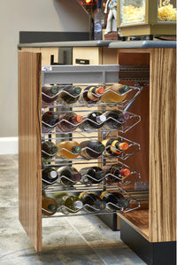 Rev-A-Shelf 18 in Wine Rack Organizer 5375-40WR-1CR