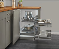 Rev-A-Shelf 15 in Blind Corner Organizer Soft-Close 53PSP