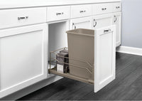 Rev-A-Shelf 35 Qrt Pull-Out Waste Container Soft-Close 53WC-1535SCDM