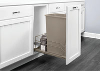 Rev-A-Shelf 50 Qrt Pull-Out Waste Container Soft-Close 53WC-1550SCDM