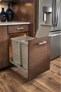 Rev-A-Shelf Double 35 Qrt Pull-out Waste Container Soft-Close 53WC-1835SCDM