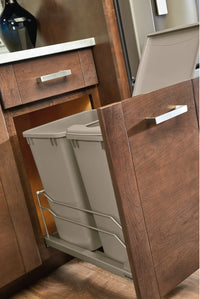 Rev-A-Shelf Double 35 Qrt Pull-out Waste Container Soft-Close 53WC-1835SCDM