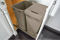 Rev-A-Shelf Double 50 Qrt Pull-out Waste Container Soft-Close 53WC-2150SCDM