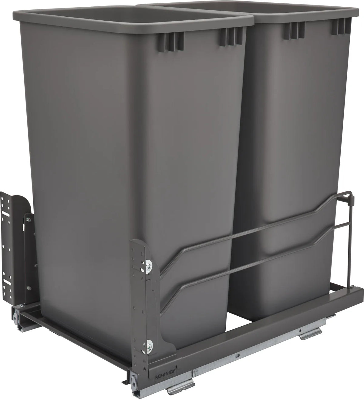 Rev-A-Shelf Double 50 Qrt Pull-out Waste Container Soft-Close 53WC-2150SCDM-213