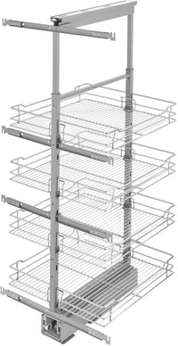 Rev-A-Shelf 20 in Chrome Basket Pantry Pullout Soft Close 5743-20-CR-1