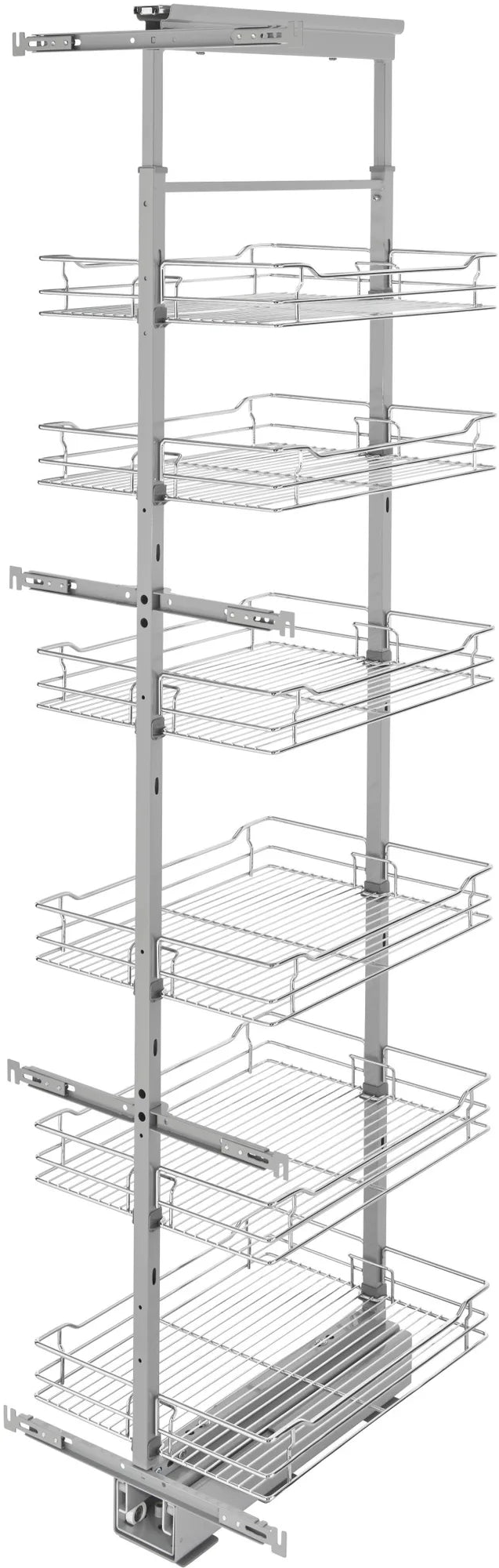 Rev-A-Shelf 16 in Chrome Basket Pantry Pullout Soft Close 5773-16-CR-1