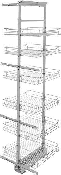 Rev-A-Shelf 20 in Chrome Basket Pantry Pullout Soft Close 5773-20-CR-1