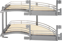Rev-A-Shelf 18 in Two-Tier Curve Organizer for a Blind Right 582-18-RMP