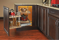 Rev-A-Shelf 18 in Two-Tier Organizer for a Blind 599-18-MP