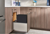 Rev-A-Shelf 30 Qrt LEGRABOX Pull-Out Waste Container w/Soft-Close 5LB-1230SSBL-118