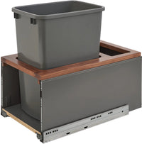 Rev-A-Shelf 35 Qrt LEGRABOX Pull-Out Waste Container w/Soft-Close 5LB-1535OGWN-113