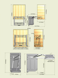 Rev-A-Shelf 24 in Pull Down Shelf 5PD-24