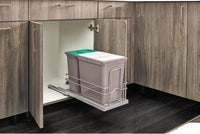 Rev-A-Shelf Sink Base Waste Containers Pullout 5SBWC-815S-1