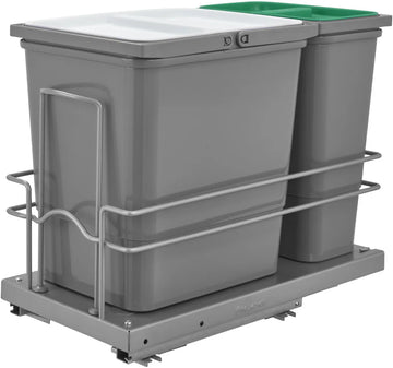 Rev-A-Shelf Sink Base Waste Containers Pullout 5SBWC-815S-1