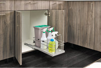 Rev-A-Shelf Sink Base Waste and Cleaning Pullout 5SBWCC-8S-1