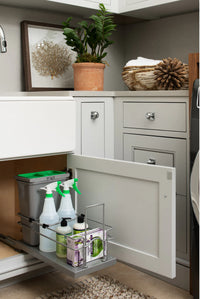 Rev-A-Shelf Sink Base Waste and Cleaning Pullout 5SBWCC-8S-1