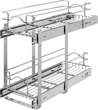 Rev-A-Shelf 9 in x 22 in Two-Tier Pull-Out Baskets 5WB2-0922CR-1