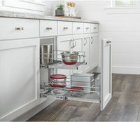 Rev-A-Shelf 9 in x 18 in Two-Tier Pull-Out Baskets 5WB2-CR-1