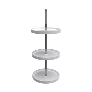 Rev-A-Shelf 18 in Polymer Full Circle Lazy Susans 3-Shelf 6013-526