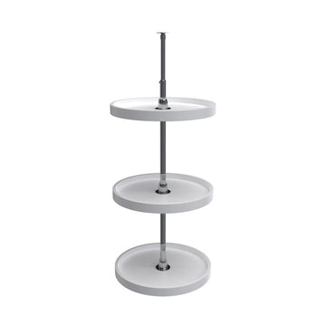 Rev-A-Shelf 18 in Polymer Full Circle Lazy Susans 3-Shelf 6073-536