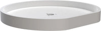 Rev-A-Shelf 20 in Polymer D-Shape Lazy Susan Shelf Only 6271-52