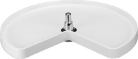 Rev-A-Shelf 18 in Polymer Kidney Lazy Susan w/bottom mount 6421-52