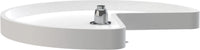 Rev-A-Shelf 24 in White Polymer Kidney Lazy Susan w/bottom mount 6421-24-11-52