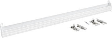 Rev-A-Shelf 36 in White Polymer Slim Series Tip-Out Tray 6541-36-11-52