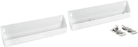 Rev-A-Shelf 14 in White Polymer Tip-Out Accessory Trays 6572-14-11-52