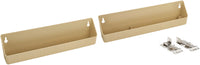 Rev-A-Shelf 14 in Almond Polymer Tip-Out Accessory Trays 6572-14-15-52