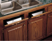 Rev-A-Shelf 10 in Stainless Steel Tip-Out Tray 6581-52