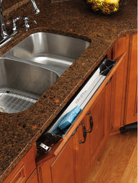 Rev-A-Shelf 25 in Stainless Steel Tip-Out Tray 6581-SC-52
