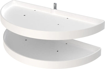 Rev-A-Shelf 39 in Polymer Two-Tier Half Moon Susans 6842-39-11-570