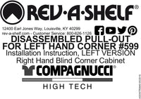 Rev-A-Shelf 18 in Two-Tier Organizer for a Blind 599-18-MP