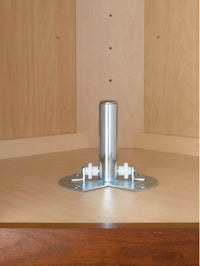Rev-A-Shelf 16 in Polymer Full Circle Lazy Susan w/bottom mount 6621-52
