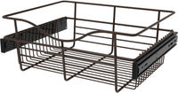 Rev-A-Shelf 18 in Oil Rubbed Bronze Closet Pullout Basket CB-181407ORB-1