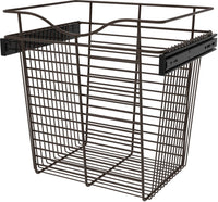 Rev-A-Shelf 18 in Oil Rubbed Bronze Closet Pullout Basket CB-181418ORB-1