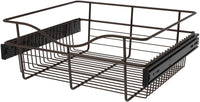 Rev-A-Shelf 18 in Oil Rubbed Bronze Closet Pullout Basket CB-181607ORB-1