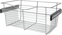 Rev-A-Shelf 24 in Closet Pullout Basket CB-241411-1