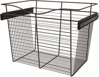 Rev-A-Shelf 24 in Oil Rubbed Bronze Closet Pullout Basket CB-241618ORB-1