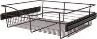 Rev-A-Shelf 24 in Oil Rubbed Bronze Closet Pullout Basket CB-242007ORB-1