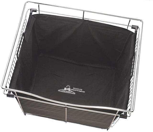 Rev-A-Shelf 24 in Black Hamper Bag Insert CHBI-241618-1