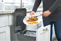 Rev-A-Shelf 35 Qrt Pull-Out Waste Container w/ Compost bin 4WCSC-1835CK-2