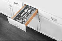 Rev-A-Shelf Small Silver Glossy Cutlery Organizer GCT-1-52