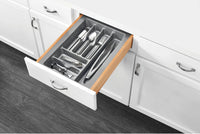 Rev-A-Shelf Medium Silver Glossy Cutlery Organizer GCT-2-52