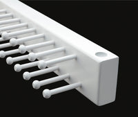 Rev-A-Shelf 14 in White Side mount Tie Rack CWSTR-14W-1